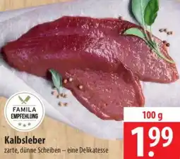 Famila Nord Ost Kalbsleber Angebot
