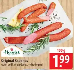 Famila Nord Ost Houdek Original Kabanos Angebot