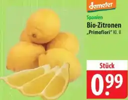 Famila Nord Ost demeter Spanien Bio-Zitronen Angebot