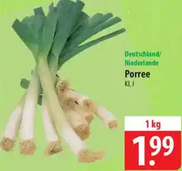 Famila Nord Ost Deutschland/ Niederlande Porree Angebot