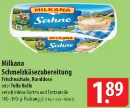 Famila Nord Ost Milkana Schmelzkäsezubereitung Angebot