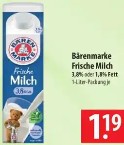 Famila Nord Ost Bärenmarke Frische Milch Angebot