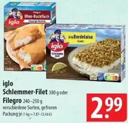 Famila Nord Ost iglo Schlemmer-Filet oder Filegro Angebot