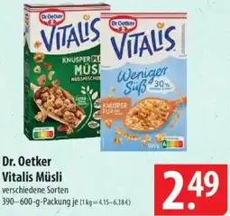 Famila Nord Ost Dr. Oetker Vitalis Müsli Angebot