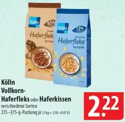 Famila Nord Ost Kölln Vollkorn Haferfleks oder Haferkissen Angebot