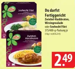 Famila Nord Ost Du darfst Fertiggericht Angebot