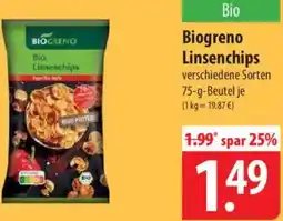 Famila Nord Ost Biogreno Linsenchips Angebot