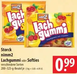Famila Nord Ost Storck nimm2 Lachgummi oder Softies Angebot