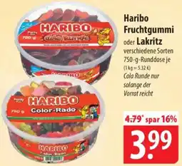 Famila Nord Ost Haribo Fruchtgummi oder Lakritz Angebot