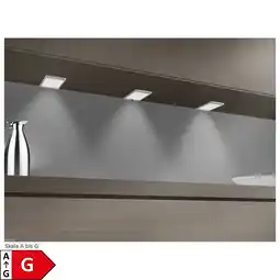 Netto Marken-Discount LED Unterbauleuchte, silber-grau, warmweiss, mit Sensor, 4er SET Angebot