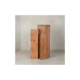 Netto Marken-Discount KADIMA DESIGN Beistelltisch-Sets Massivholz: 3-teilig, einzigartige Maserung, ineinander verstaubar Angebot