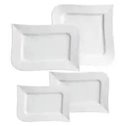 Netto Marken-Discount Ritzenhoff & Breker Servierplatten Set Melodie 4er Set Angebot