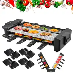 Netto Marken-Discount Steinborg Raclette Grill für 8 Personen m. teilbarer Grillfläche 1500W Angebot