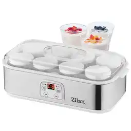 Netto Marken-Discount Zilan Joghurt Maker Joghurtbereiter 1.44 Liter 8 Glasflaschen á 180 ml Digitales Display Angebot