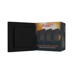 Netto Marken-Discount Heatit Z-Push Wall Controller Z-Wave 700er Serie (Schwarz Matt) Angebot