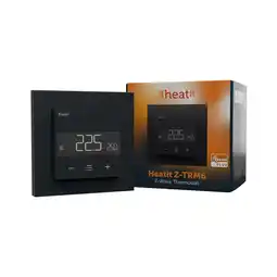 Netto Marken-Discount Heatit Z-TRM6 Thermostat Z-Wave 800er Serie (Schwarz Matt) Angebot