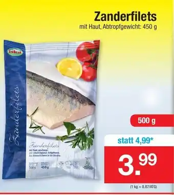 Zimmermann Zanderfilets 500g Angebot