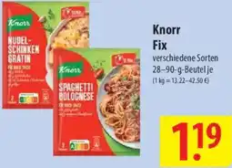 Famila Nord Ost Knorr Fix Angebot