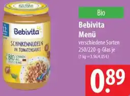 Famila Nord Ost Bebivita Menü Angebot
