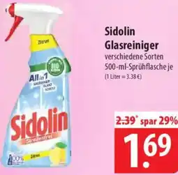 Famila Nord Ost Sidolin Glasreiniger Angebot