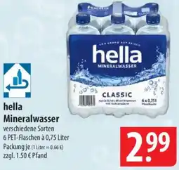 Famila Nord Ost hella Mineralwasser Angebot