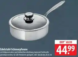 Famila Nord Ost HENSSLERS Edelstahl-Schmorpfanne Angebot