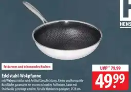 Famila Nord Ost HENSSLERS Edelstahl-Wokpfanne Angebot
