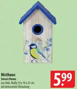 Famila Nord Ost Nisthaus Sweet Home Angebot