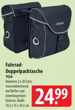 Famila Nord Ost Prophete Fahrrad Doppelpacktasche 7426 Angebot