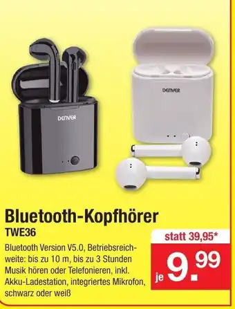 Zimmermann Bluetooth Kopfhörer TWE36 Angebot