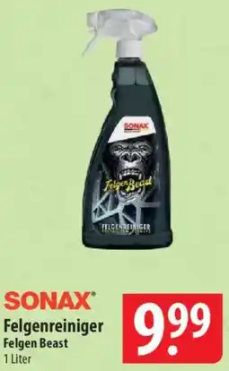 Famila Nord Ost SONAX Felgenreiniger Felgen Beast Angebot