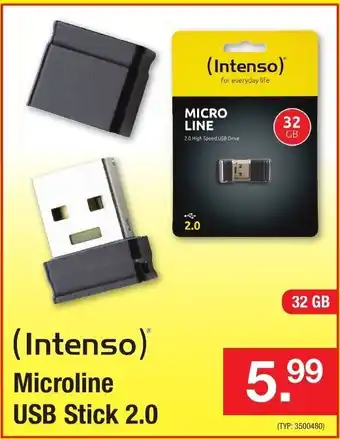 Zimmermann Intenso Microline USB Stick 2.0 Angebot