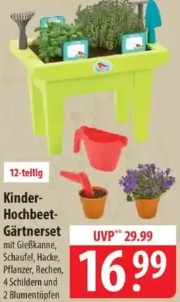 Famila Nord Ost Kinder Hochbeet Gärtnerset Angebot