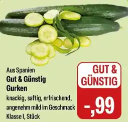 Feneberg Gut & Günstig Gurken Angebot