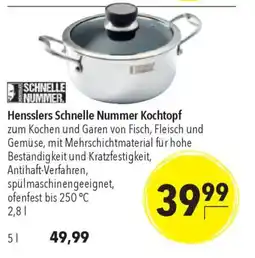 CITTI Markt Hensslers Schnelle Nummer Kochtopf Angebot