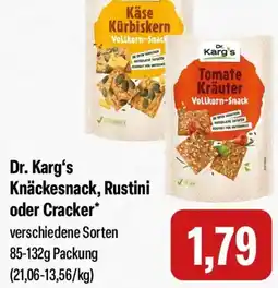 Feneberg Dr. Karg's Knäckesnack, Rustini oder Cracker Angebot