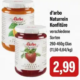 Feneberg d'arbo Naturrein Konfitüre Angebot