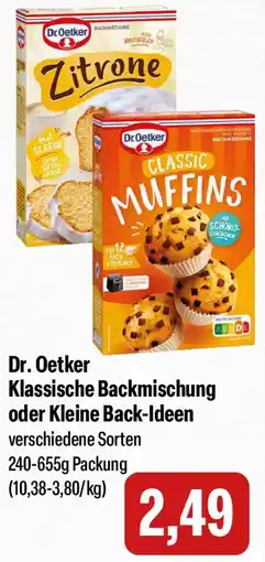 Feneberg Dr. Oetker Klassische Backmischung oder Kleine Back-Ideen Angebot
