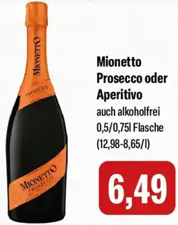 Feneberg Mionetto Prosecco oder Aperitivo Angebot