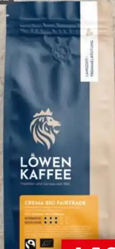 Handelshof Löwen Kaffee Bio Crema Angebot