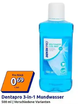 Action Dentapro 3-in-1 Mundwasser Angebot
