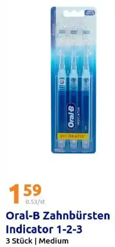 Action Oral-B Zahnbürsten Indicator 1-2-3 Angebot