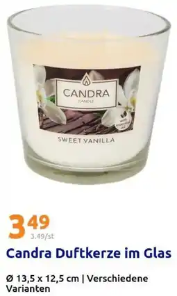 Action Candra Duftkerze im Glas Angebot