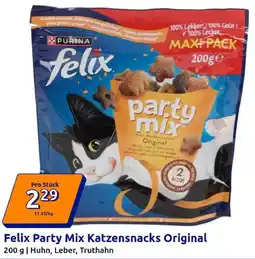 Action Felix Party Mix Katzensnacks Original Angebot