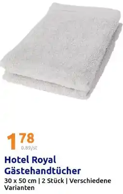 Action Hotel Royal Gästehandtücher Angebot