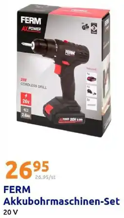 Action FERM Akkubohrmaschinen-Set Angebot