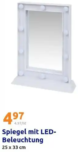 Action Spiegel mit LED-Beleuchtung Angebot