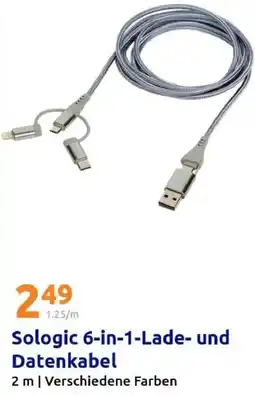 Action Sologic 6-in-1 Lade- und Datenkabel Angebot