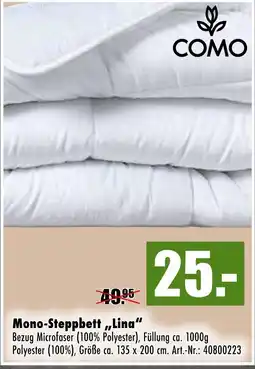 Möbel Mahler Como mono-steppbett lina Angebot