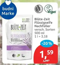 Budni Blüte-zeit flüssigseife nachfüller Angebot